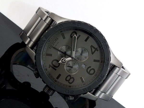 NIXON ニクソン 腕時計 51-30 CHRONO A083-1062 MATTE BLACK GUNMETAL