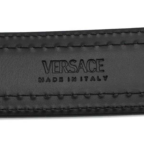 画像5: VERSACE ヴェルサーチ 1016069 1A11250 1B00V ベルト BELT グレカ ラ メドゥーサ メンズ レディース ユニセックス #85 (5)