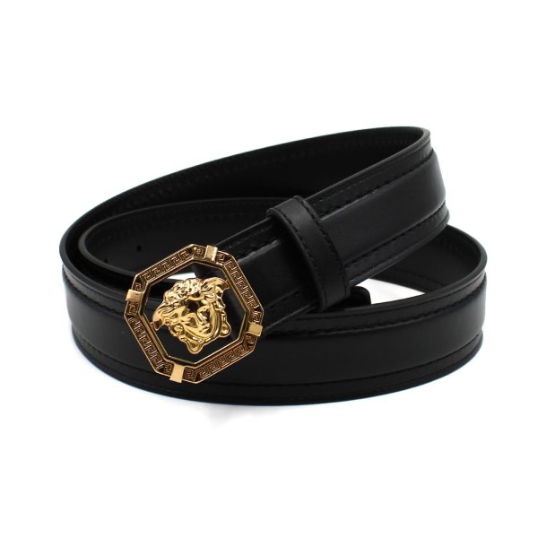 画像6: VERSACE ヴェルサーチ 1016069 1A11250 1B00V ベルト BELT グレカ ラ メドゥーサ メンズ レディース ユニセックス #85 (6)