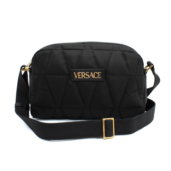 画像1: VERSACE ヴェルサーチ 1018352 1A13686 1B00V バッグ BAG 鞄 キルティング ボディバッグ メンズ レディース ユニセックス (1)