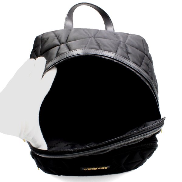 画像4: VERSACE ヴェルサーチ 1018355 1A13686 1B00V バッグ BAG 鞄 キルティング バックバッグ メンズ レディース ユニセックス (4)