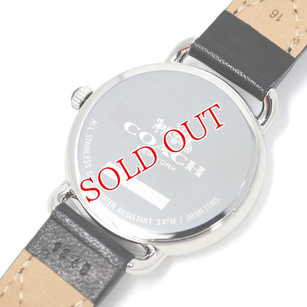 画像4: COACH コーチ 腕時計 DELANCEY デランシー ブラック レザー レディース 14502738 (4)