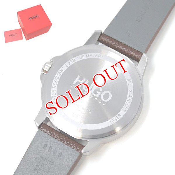 画像4: HUGO BOSS ヒューゴボス 1530023 FOCUS レザー 腕時計 メンズ (4)