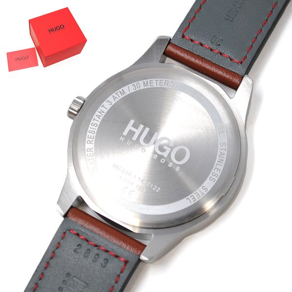 画像4: HUGO BOSS ヒューゴボス 1530029 DARE レザー 腕時計 メンズ (4)