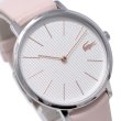 画像2: LACOSTE ラコステ 2001070 ホワイト レザー ウォッチ 腕時計 レディース (2)