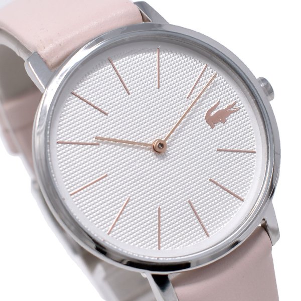 画像2: LACOSTE ラコステ 2001070 ホワイト レザー ウォッチ 腕時計 レディース (2)