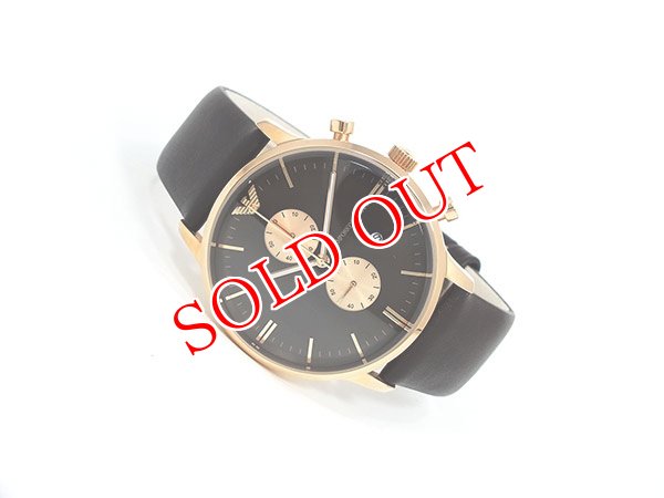 画像1: エンポリオ アルマーニ EMPORIO ARMANI クロノグラフ 腕時計 AR0387 (1)