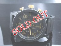 NIXON ニクソン 腕時計 51-30 CHRONO A083-1041 MATTE　BLACK GOLD