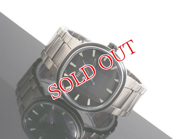 画像1: ニクソン NIXON キャピタル CAPITAL 腕時計 A090-479 ANTIQUE SILVER BLACK (1)