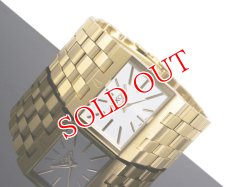 画像1: ニクソン NIXON TICKET チケット 腕時計 A085-504 ALL GOLD/WHITE