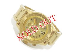 画像1: NIXON ニクソン 腕時計 42-20 CHRONO A037-502 ALL GOLD