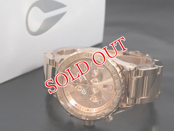 画像1: ニクソン NIXON 42-20 CHRONO 腕時計 A037-897 ALL ROSE GOLD (1)