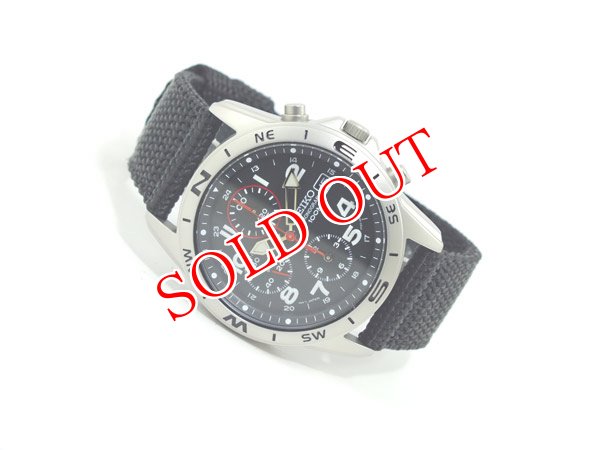 画像1: セイコー SEIKO クロノグラフ メンズ 腕時計 SND399P ブラック (1)