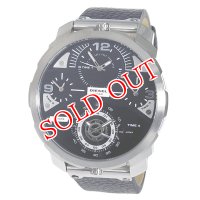 ディーゼル DIESEL マシナス 4タイム クオーツ メンズ 腕時計 DZ7379 ブラック