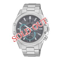 CASIO EDIFICE カシオ エディフィス クロノグラフ メンズ腕時計 ブラック/ブルー文字盤 メタルベルト 海外モデル EFR-S567D-1A