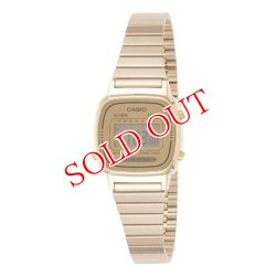 画像1: カシオ CASIO クオーツ デジタル レディース 腕時計 LA670WGA-9 ゴールド ゴールド