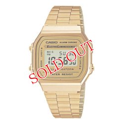 画像1: カシオ CASIO 腕時計 メンズ レディース LA680WGA-9 クォーツ ゴールド ゴールド