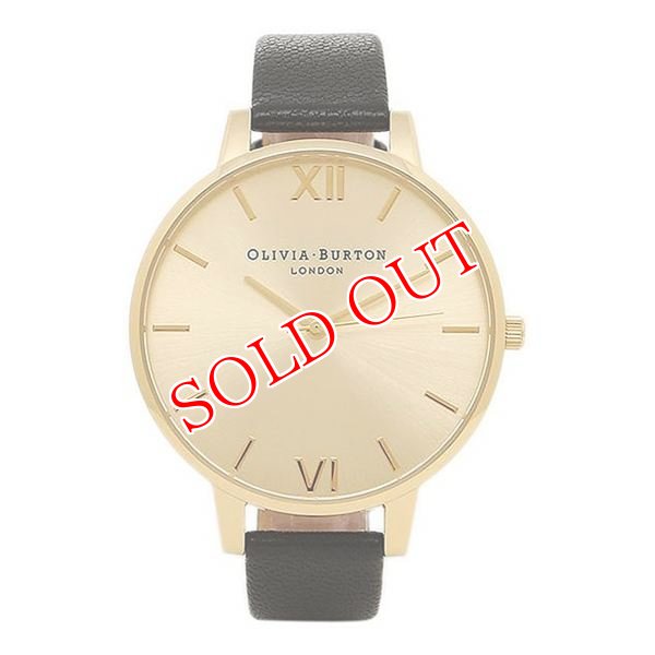 画像1: OLIVIA BURTON オリビアバートン BIG DIAL BLACK AND GOLD ゴールド×ブラック OB13BD06 腕時計 レディース (1)