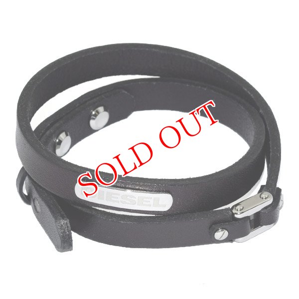 画像1: DIESEL ディーゼル DX0971040 ブレスレット レザー メンズ (1)