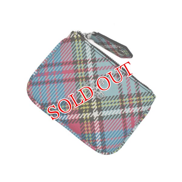 画像1: VIVIENNE WESTWOOD ヴィヴィアンウエストウッド 51010007-S000V-PF-O102 BIOGREEN SAFFIANO PRINTED COIN PURSE 財布 コインケース レディース (1)