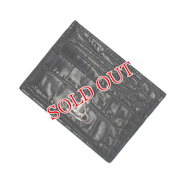 画像1: VIVIENNE WESTWOOD ヴィヴィアンウエストウッド 51120004-L0039-N401 CROCODILE CARD HOLDER カードケース カードホルダー メンズ レディース ユニセックス (1)