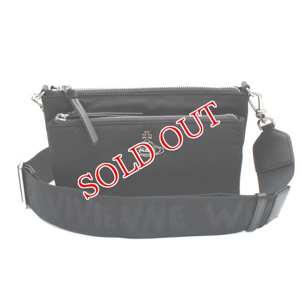 画像1: VIVIENNE WESTWOOD ヴィヴィアンウエストウッド 43030093-UW001Y-LA-N401 PENNY DOUBLE POUCH バッグ ショルダーバッグ ポーチ レディース (1)