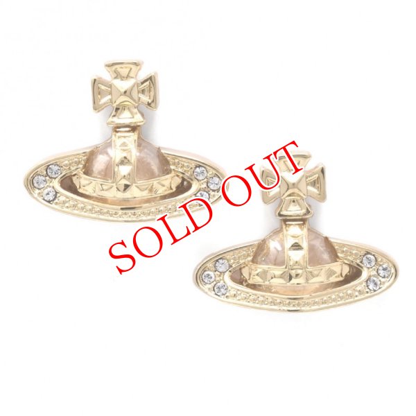 画像1: Vivienne Westwood ヴィヴィアン ウエストウッド  62010131-R108-CN PINA BAS RELIEF EARRINGS ピアス レディース (1)