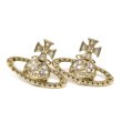 画像1: Vivienne Westwood ヴィヴィアン ウエストウッド 62010029-R115 MAYFAIR BAS RELIEF EARRINGS ピアス レディース (1)