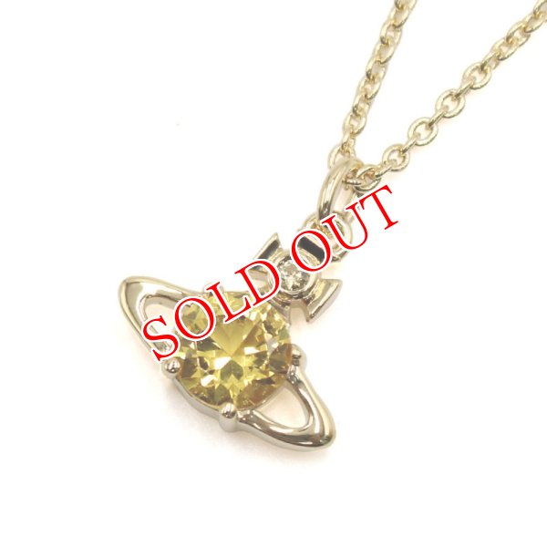画像1: Vivienne Westwood ヴィヴィアン ウエストウッド 63020095-02R700 REINA PENDANT GOLD/LIGHT ネックレス レディース (1)