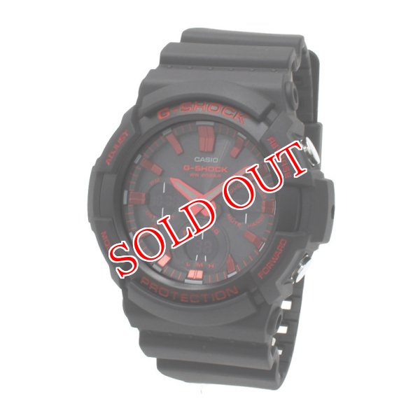 画像1: CASIO カシオ G-SHOCK Gショック GAS-100BNR-1ADR ANALOG-DIGITAL GAS-100 ソーラー 腕時計 ウォッチ メンズ (1)