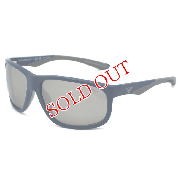 画像1: EMPORIO ARMANI エンポリオ アルマーニ 0EA4199U 5088Z3 65 マット 偏光レンズ サングラス メンズ (1)