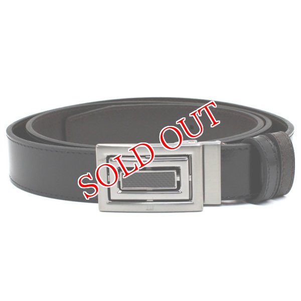 画像1: DUNHILL ダンヒル BPN125A42 ベルト BELT リバーシブル バックル ビジネス カジュアル メンズ (1)