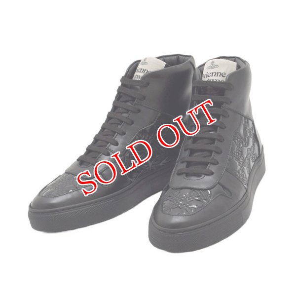 画像1: VIVIENNE WESTWOOD ヴィヴィアンウエストウッド CLASSIC TRAINER HIGH TOP 75010003W-C001J-N401 スニーカー 靴 23SS レディース #36 (1)