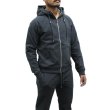 画像1: MOORER ムーレー NORCIA TUTA-RAF ANTRACITE ZIP HOODIE スウェットパーカー パンツ セットアップ フーディ メンズ #46 (1)