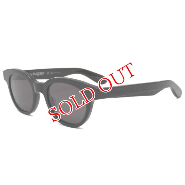 画像1: Alexander McQueen アレキサンダー マックイーン AM0383S-001 サングラス メンズ レディース (1)