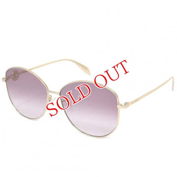 画像1: Alexander McQueen アレキサンダー マックイーン AM0288S 003 サングラス アジアンフィット レディース (1)
