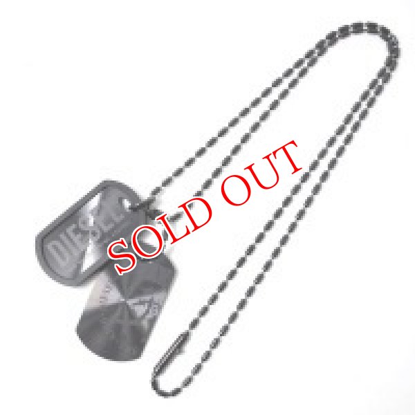 画像3: DIESEL ディーゼル DX0014040 ネックレス ドッグタグ ペンダント プレート メンズ レディース (3)