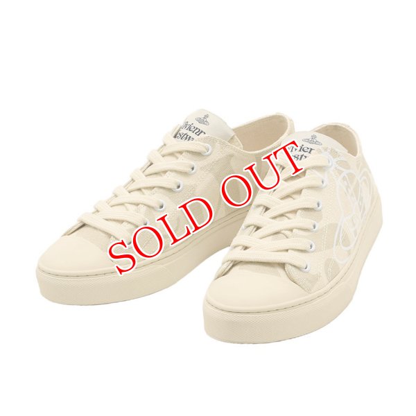 画像1: VIVIENNE WESTWOOD ヴィヴィアンウエストウッド PLIMSOLL LOW TOP 2.0 75020005W-W00JW-P203 スニーカー 靴 23SS レディース #38 (1)