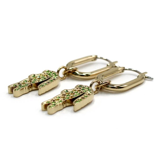 画像3: LACOSTE ラコステ 2040364 CROCODILE ACCESORY アクセサリー ピアス レディース (3)