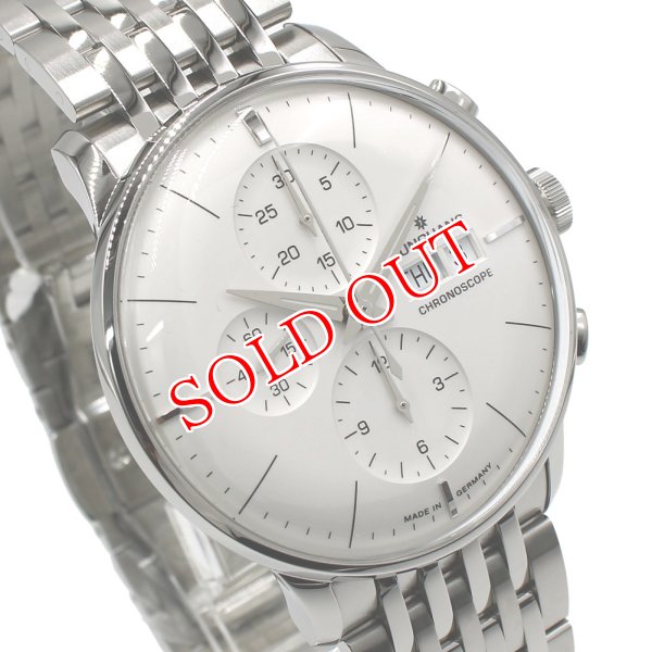 画像2: JUNGHANS ユンハンス 027/4121.45 MEISTER CHRONO SCOPE マイスター クロノスコープ 腕時計 メンズ (2)
