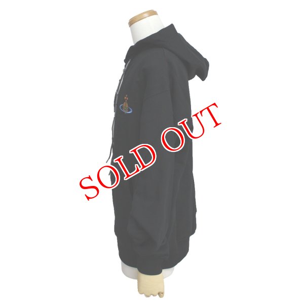 画像3: VIVIENNE WESTWOOD ヴィヴィアンウエストウッド 2I010001-J006O-N401 RUGGED ZIP HOODIE スウェットパーカー フーディ メンズ #XS (3)
