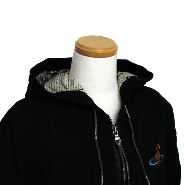 画像5: VIVIENNE WESTWOOD ヴィヴィアンウエストウッド 2I010001-J006O-N401 RUGGED ZIP HOODIE スウェットパーカー フーディ メンズ #XS (5)