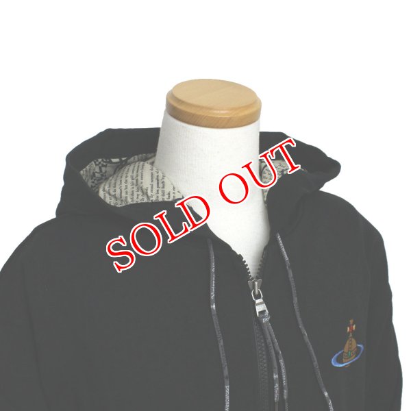 画像5: VIVIENNE WESTWOOD ヴィヴィアンウエストウッド 2I010001-J006O-N401 RUGGED ZIP HOODIE スウェットパーカー フーディ メンズ #XS (5)