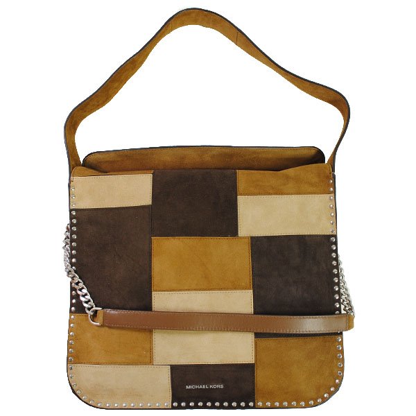 画像1: MICHAEL KORS マイケルコース 30F6AATH7S 248 スエード ショルダーバッグ レディース (1)