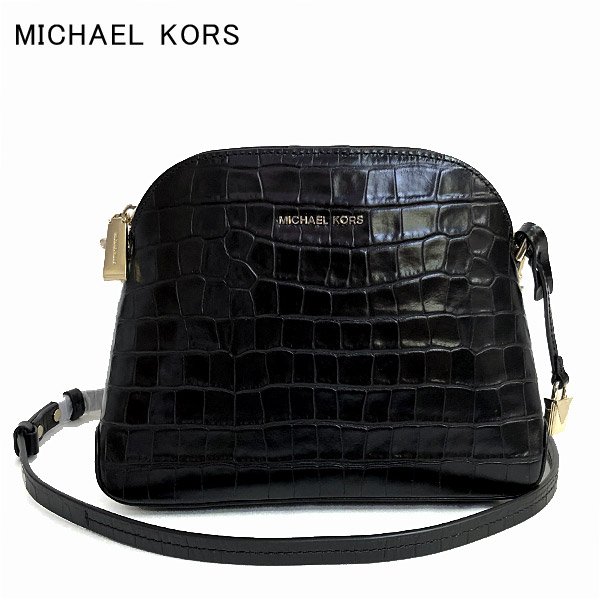 画像1: MICHAEL KORS マイケルコース 30F7GM9M6E 001 ショルダーバッグ BLACK レディース (1)