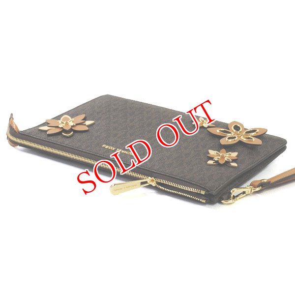 画像3: MICHAEL KORS マイケルコース 32H6GFAW3B 200 クラッチバッグ ハンドバッグ レザー レディース (3)