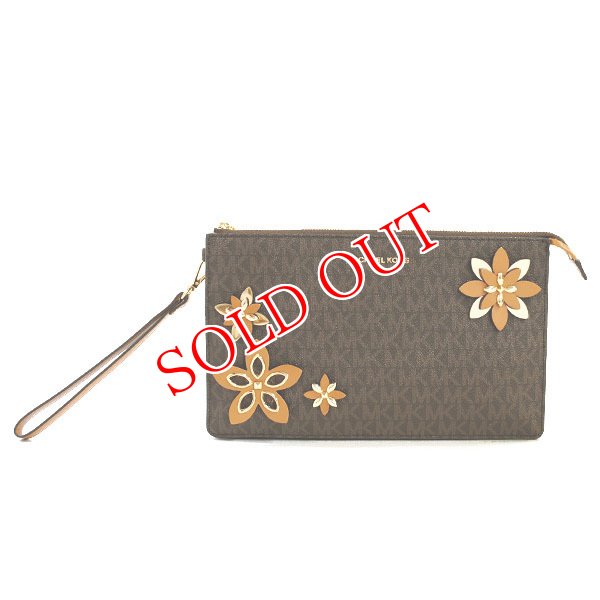 画像1: MICHAEL KORS マイケルコース 32H6GFAW3B 200 クラッチバッグ ハンドバッグ レザー レディース (1)