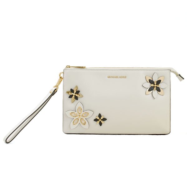 画像1: MICHAEL KORS マイケルコース 32H6GFAW3T 085 クラッチバッグ ハンドバッグ レザー レディース (1)