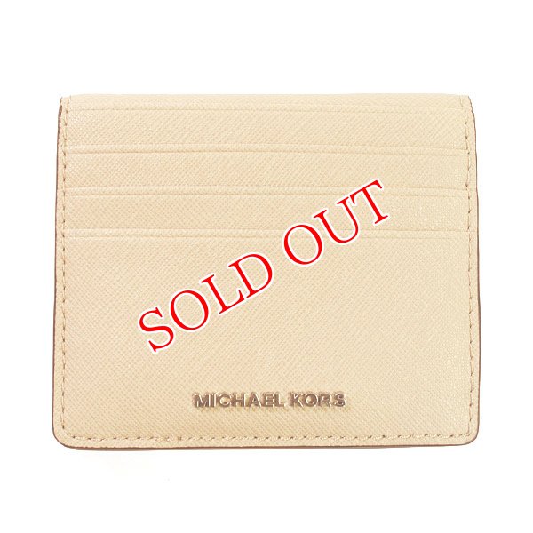 画像1: MICHAEL KORS マイケルコース 32T6STVD6L 092 パスケース カードケース LEATHER レザー レディース (1)