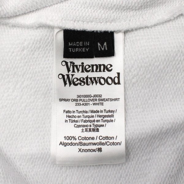 画像4: VIVIENNE WESTWOOD ヴィヴィアンウエストウッド 3I01000G-J0032-PO-A301 SPRAY ORB PULLOVER スウェットパーカー フーディ メンズ #L (4)